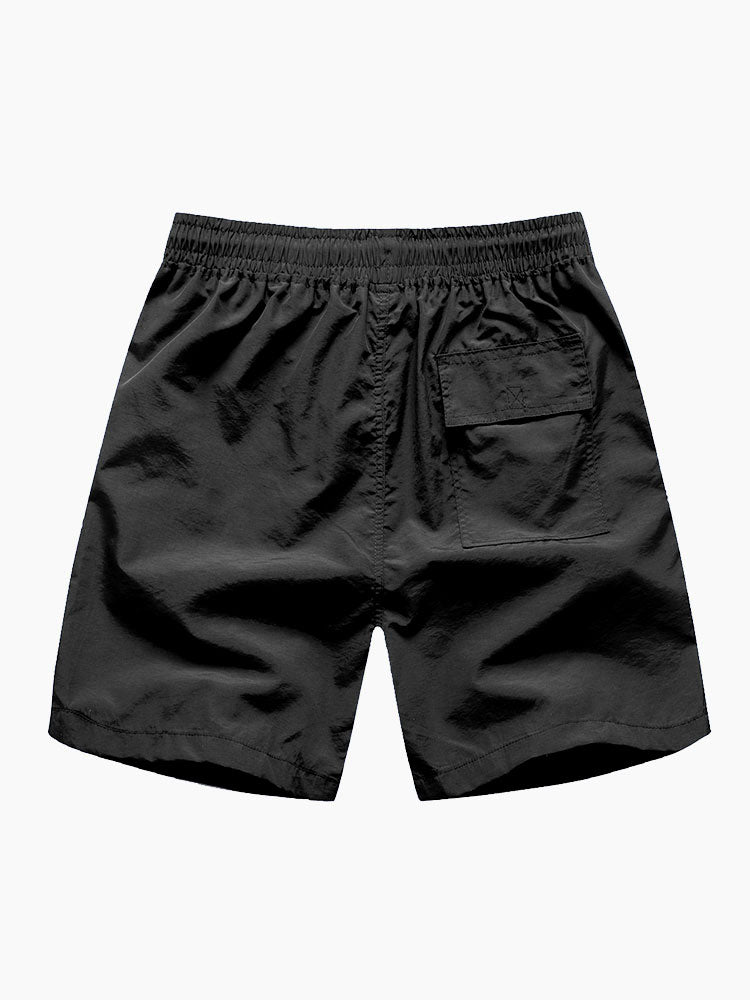 Adelelmo® | Leaf Print Button Up Shirt & Swim Shorts