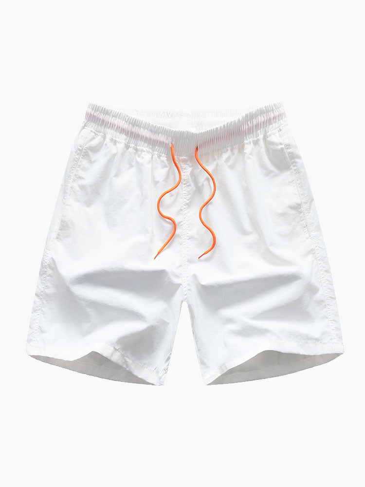 Adelelmo® | Leaf Print Button Up Shirt & Swim Shorts