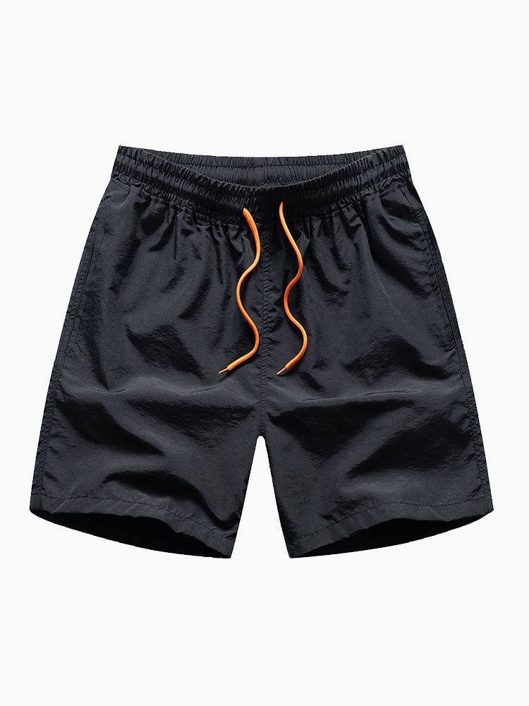 Adelelmo® | Leaf Print Button Up Shirt & Swim Shorts