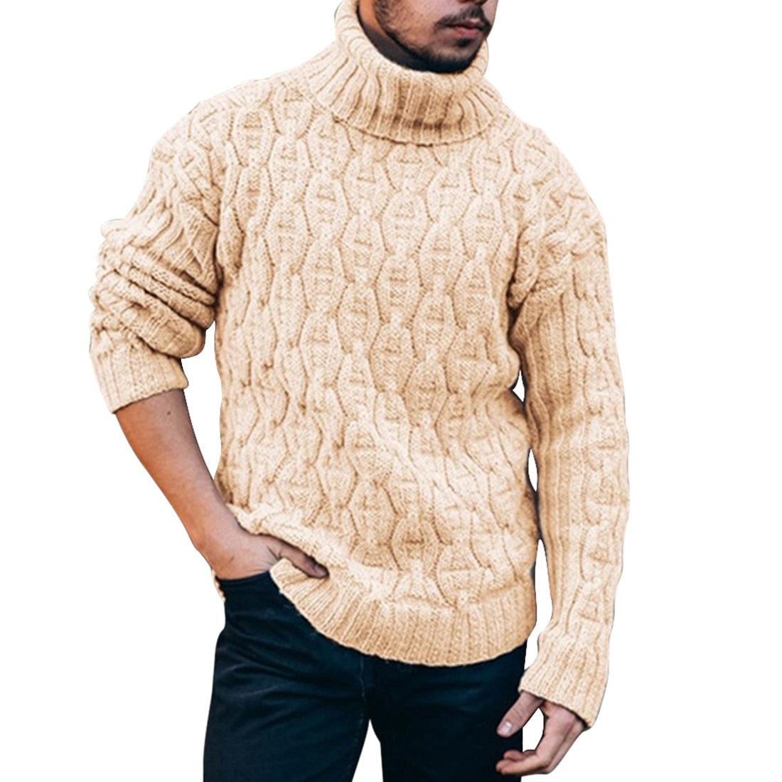 Dorian® | Thick Sweater With Turtleneck For Winter Comfort