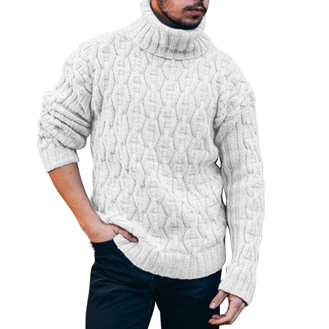 Dorian® | Thick Sweater With Turtleneck For Winter Comfort