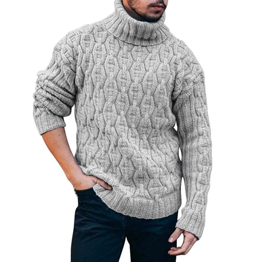 Dorian® | Thick Sweater With Turtleneck For Winter Comfort