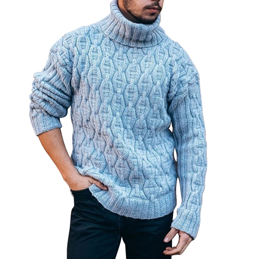 Dorian® | Thick Sweater With Turtleneck For Winter Comfort
