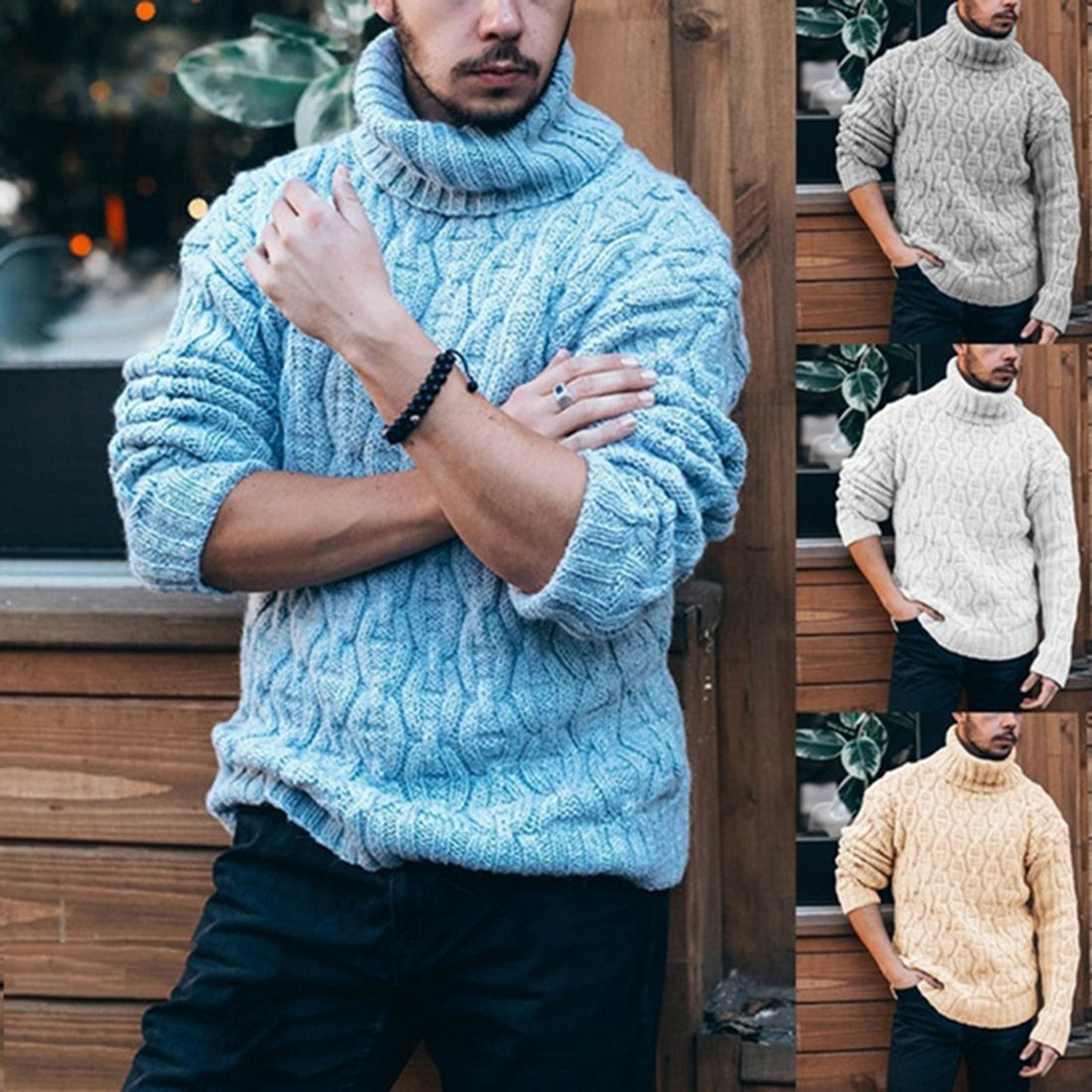 Dorian® | Thick Sweater With Turtleneck For Winter Comfort