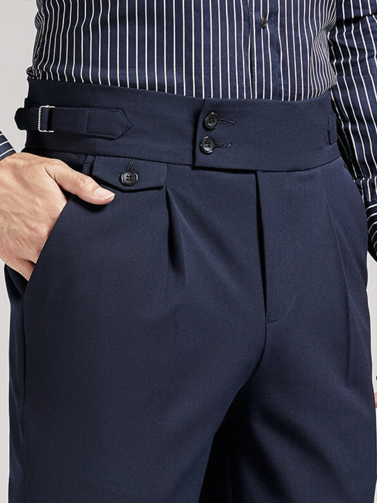 Bhakti® | MV Naples Wrinkle Free High-Waist Trousers