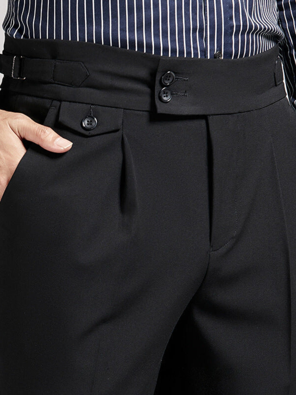 Bhakti® | MV Naples Wrinkle Free High-Waist Trousers