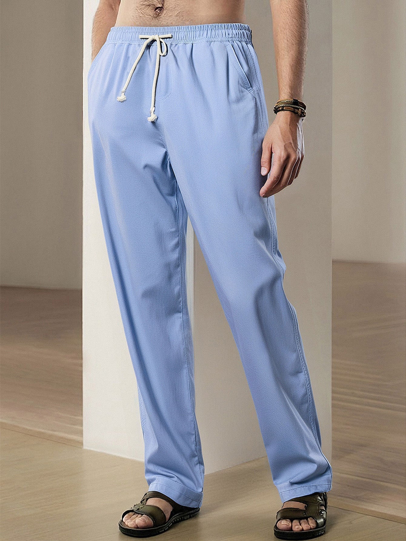 Filemón® | Straight Leg Linen Pants