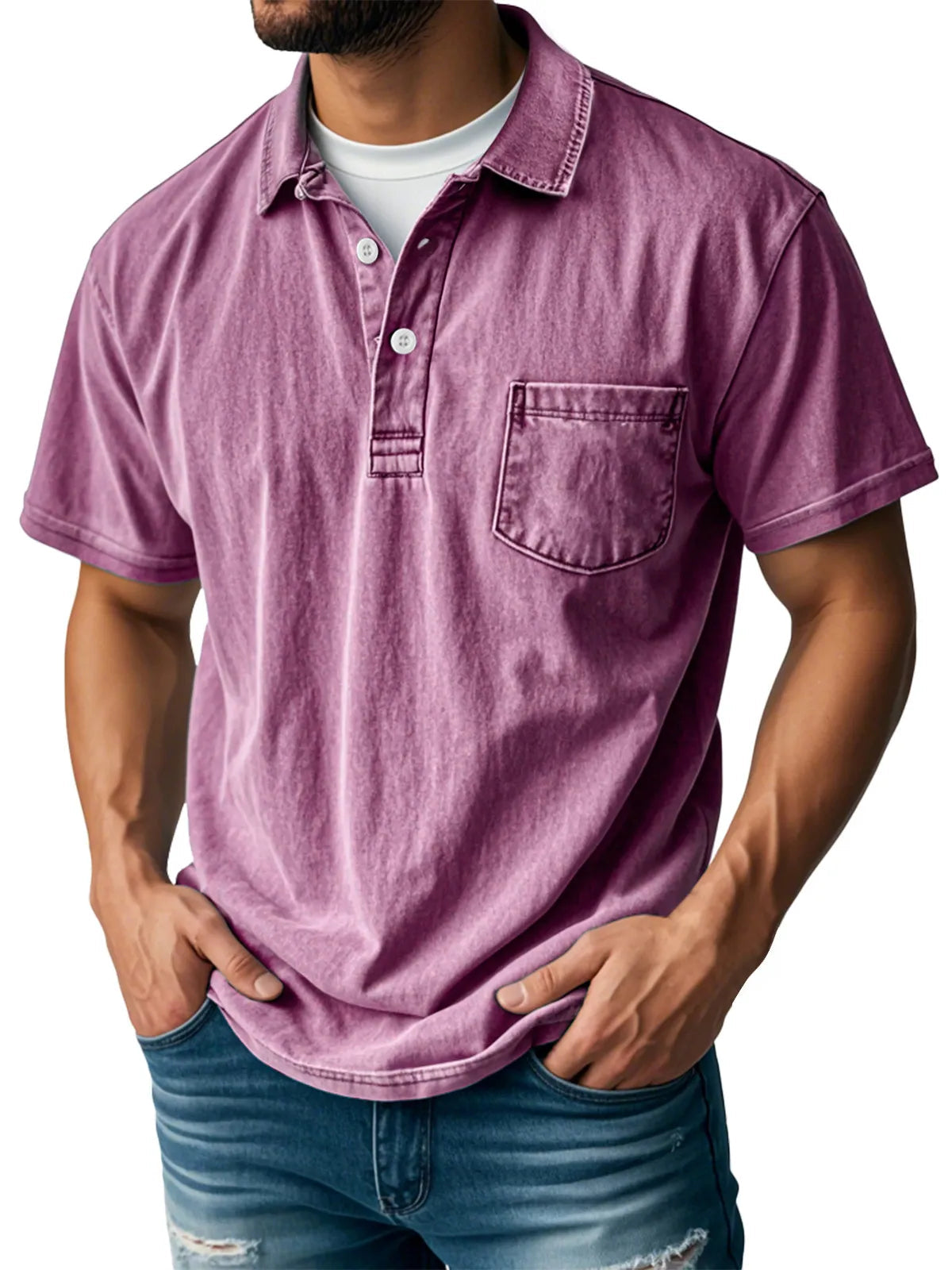 Joaquín® | Men'S Casual Vintage Polo Shirt