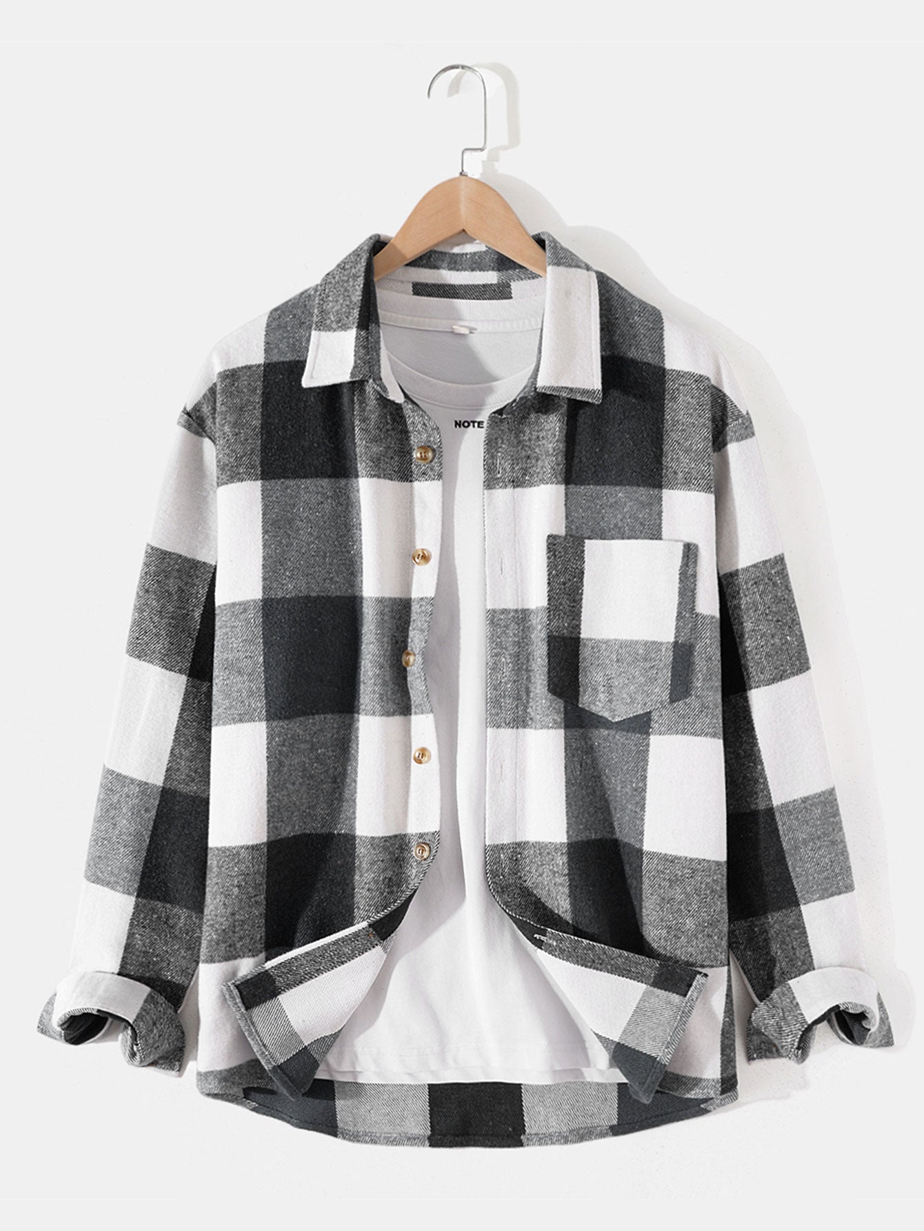Alonso® | Flannel Plaid Overshirt