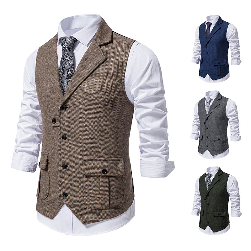 Noah® | Elegant Men's Vest With Side Pockets