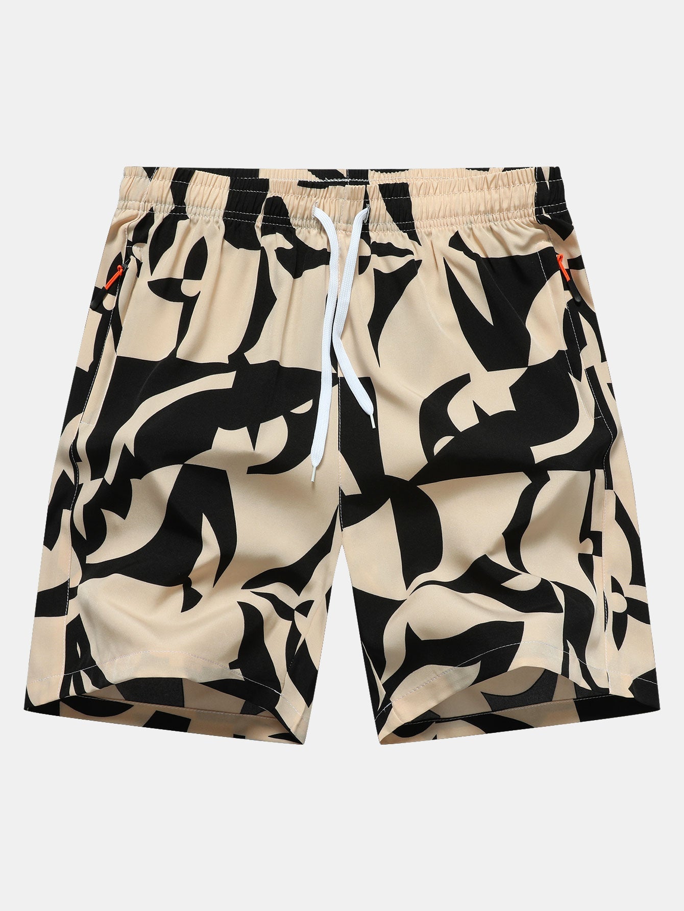 Jonathan® | Color Block Print Zipper Pocket Shorts