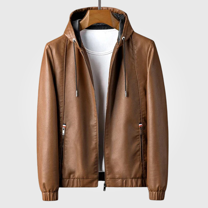 Darrien® | Leather Hoodie