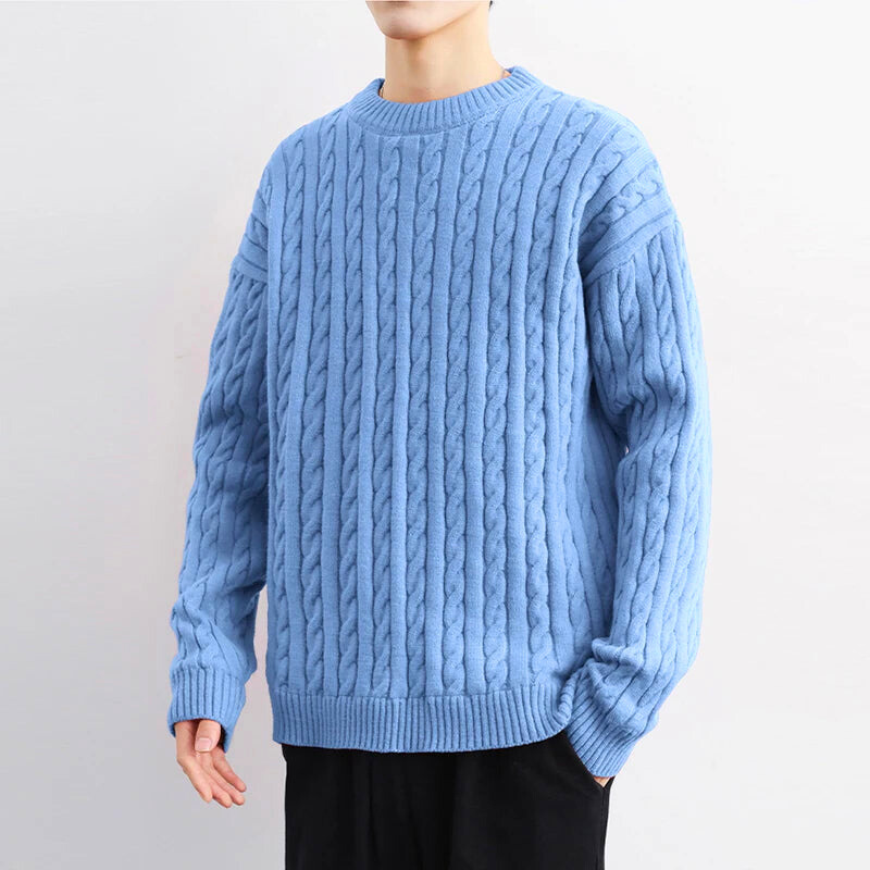 Yannick® | Cable Knit Crewneck Sweater