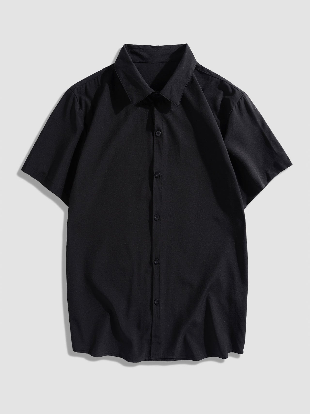 Adelmo® | Solid Color Lapel Basic Shirts
