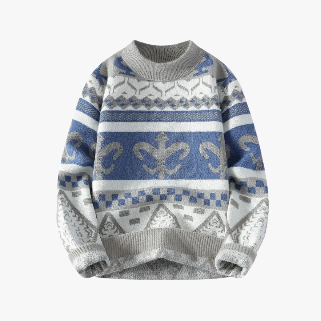 Brian® | Retro Patterned Sweater