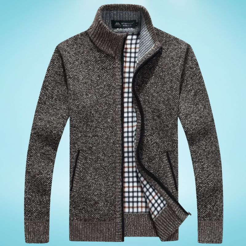 Jorge® | Faux Fleece Zip Up Sweater