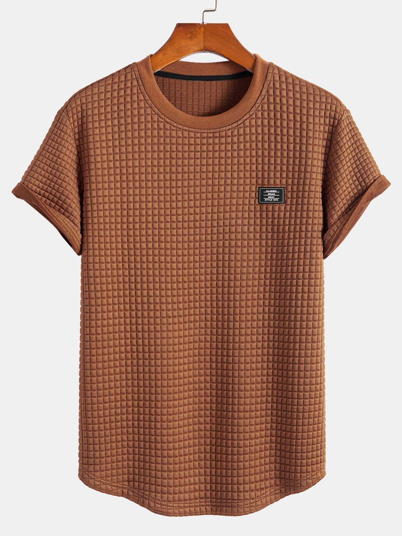 Bartolomé® | Short Sleeve Waffle Arc Hem T-Shirt