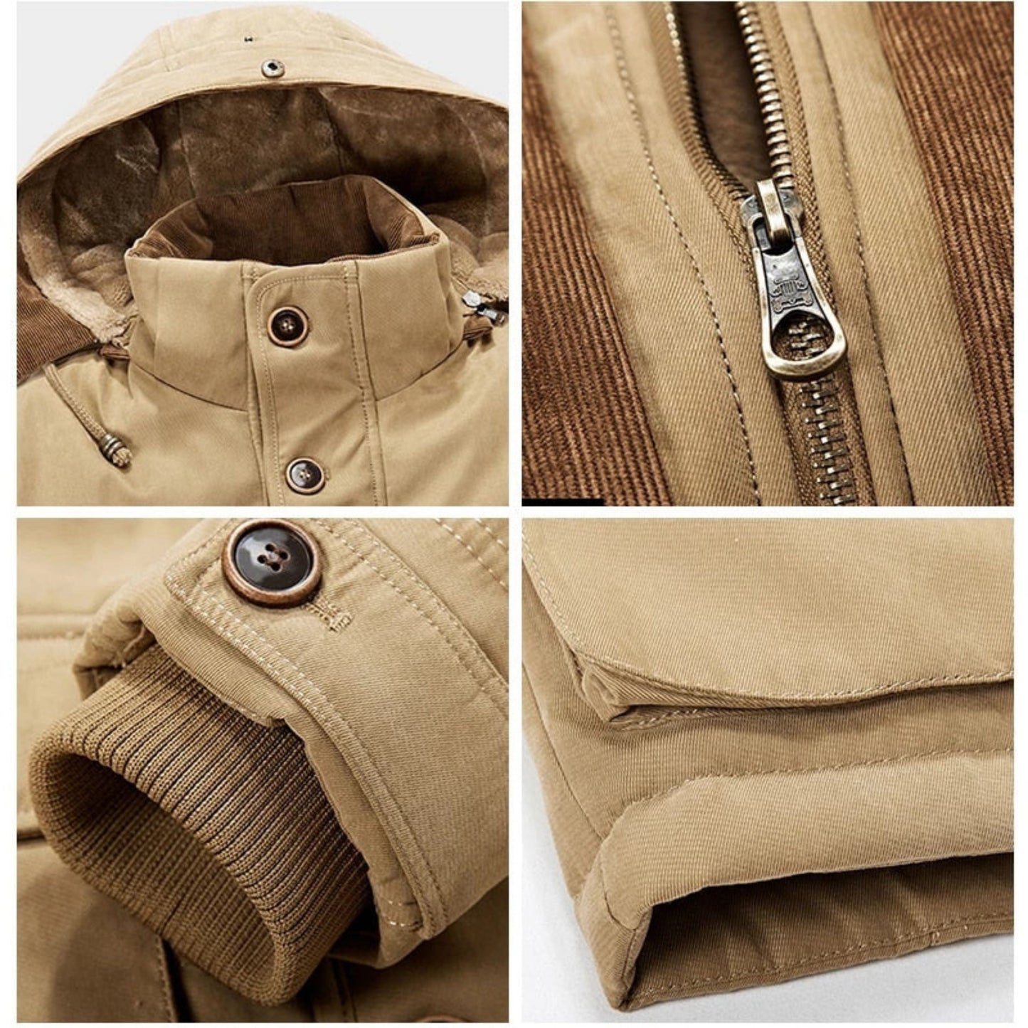 Alan® | Men's winter jacket with hood