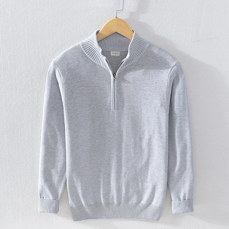 Alejandro® | Cotton Half-Zip Sweater