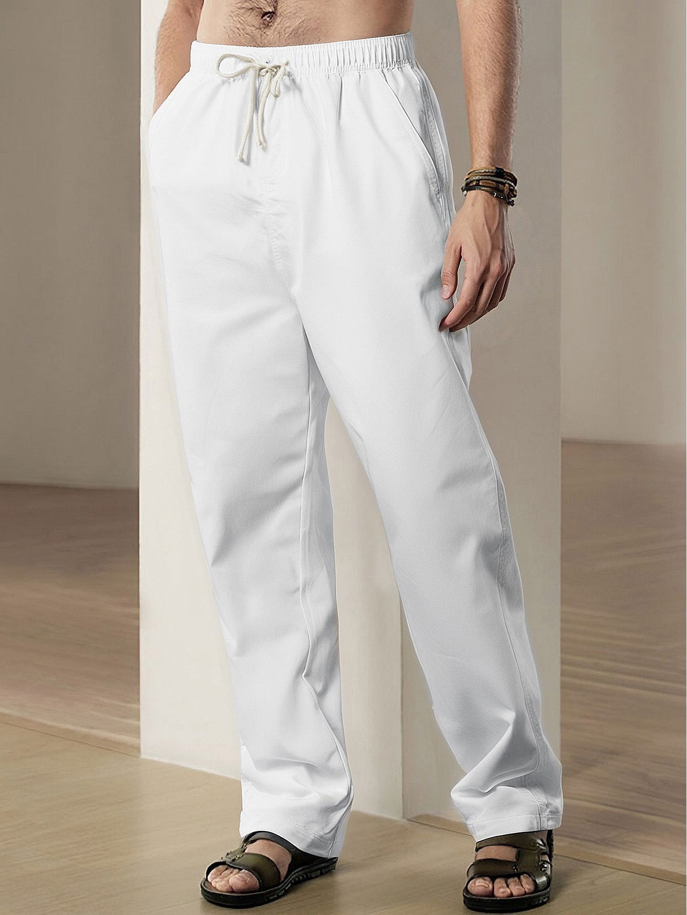 Filemón® | Straight Leg Linen Pants