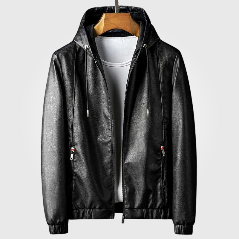 Darrien® | Leather Hoodie