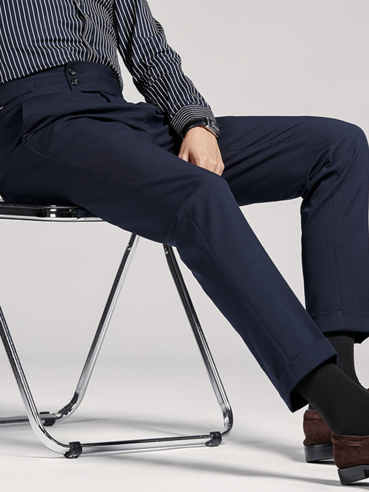 Bhakti® | MV Naples Wrinkle Free High-Waist Trousers