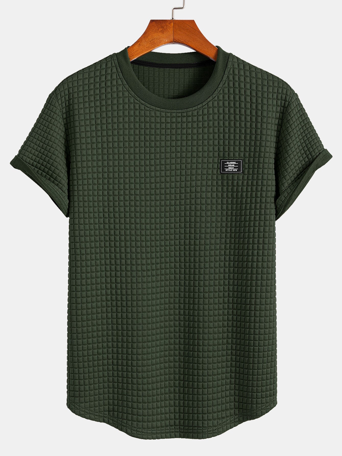 Bartolomé® | Short Sleeve Waffle Arc Hem T-Shirt
