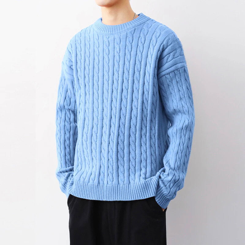 Yannick® | Cable Knit Crewneck Sweater