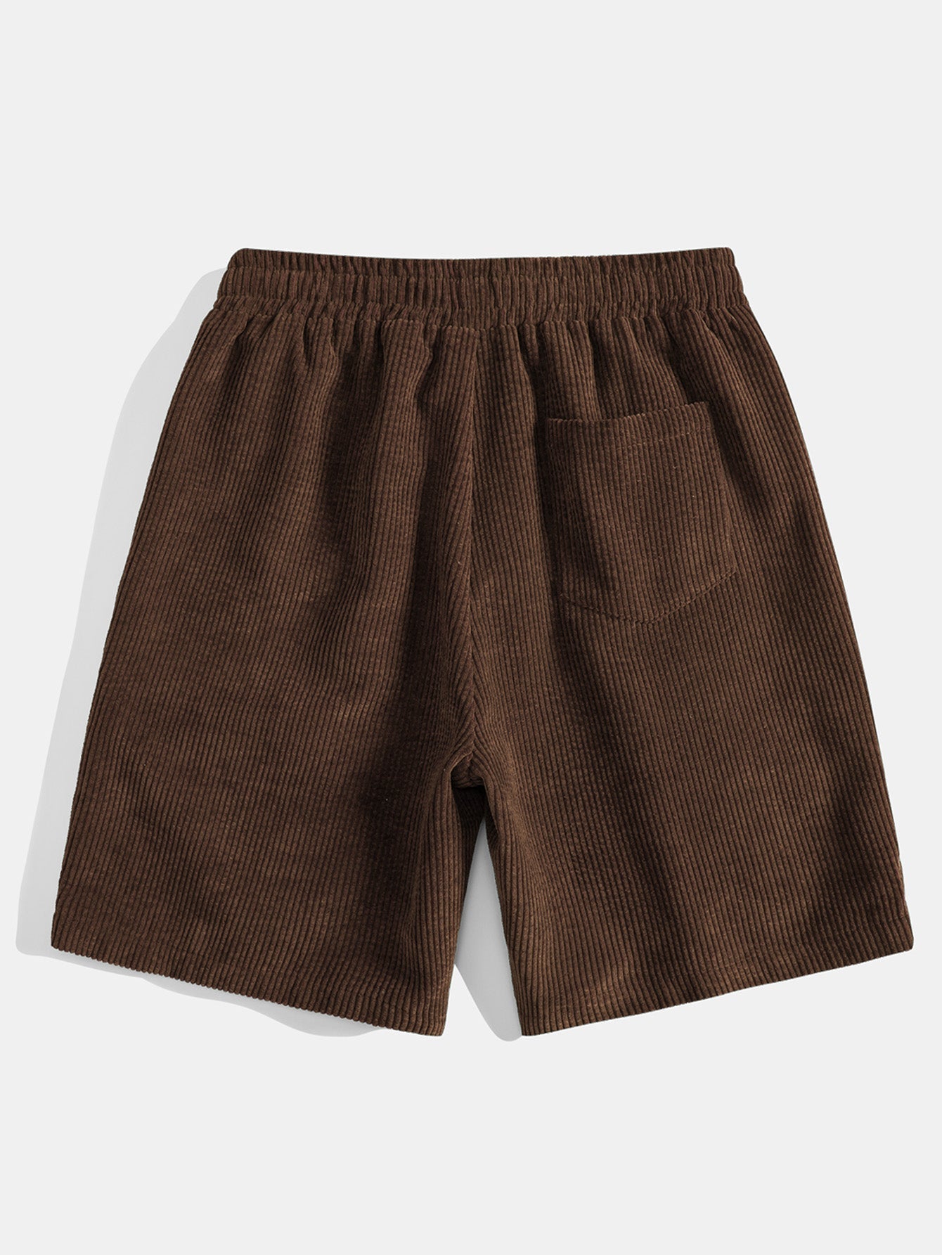 Cosme® | Monaco Slogan Print Drop Shoulder Oversize T-Shirt & Drawstring Corduroy Shorts