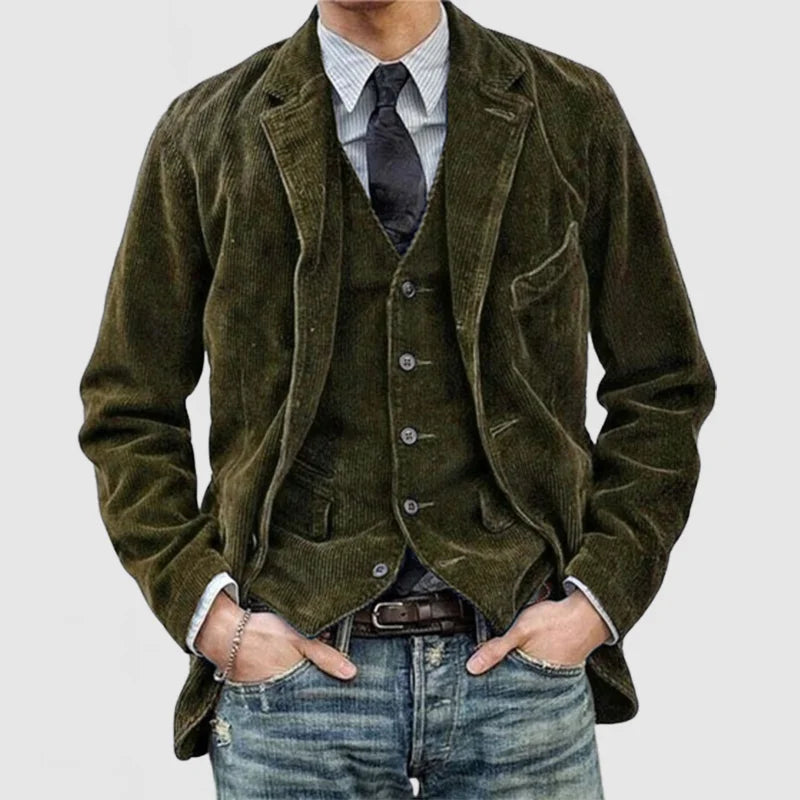 Thiago® | Corduroy Blazer And Waistcoat
