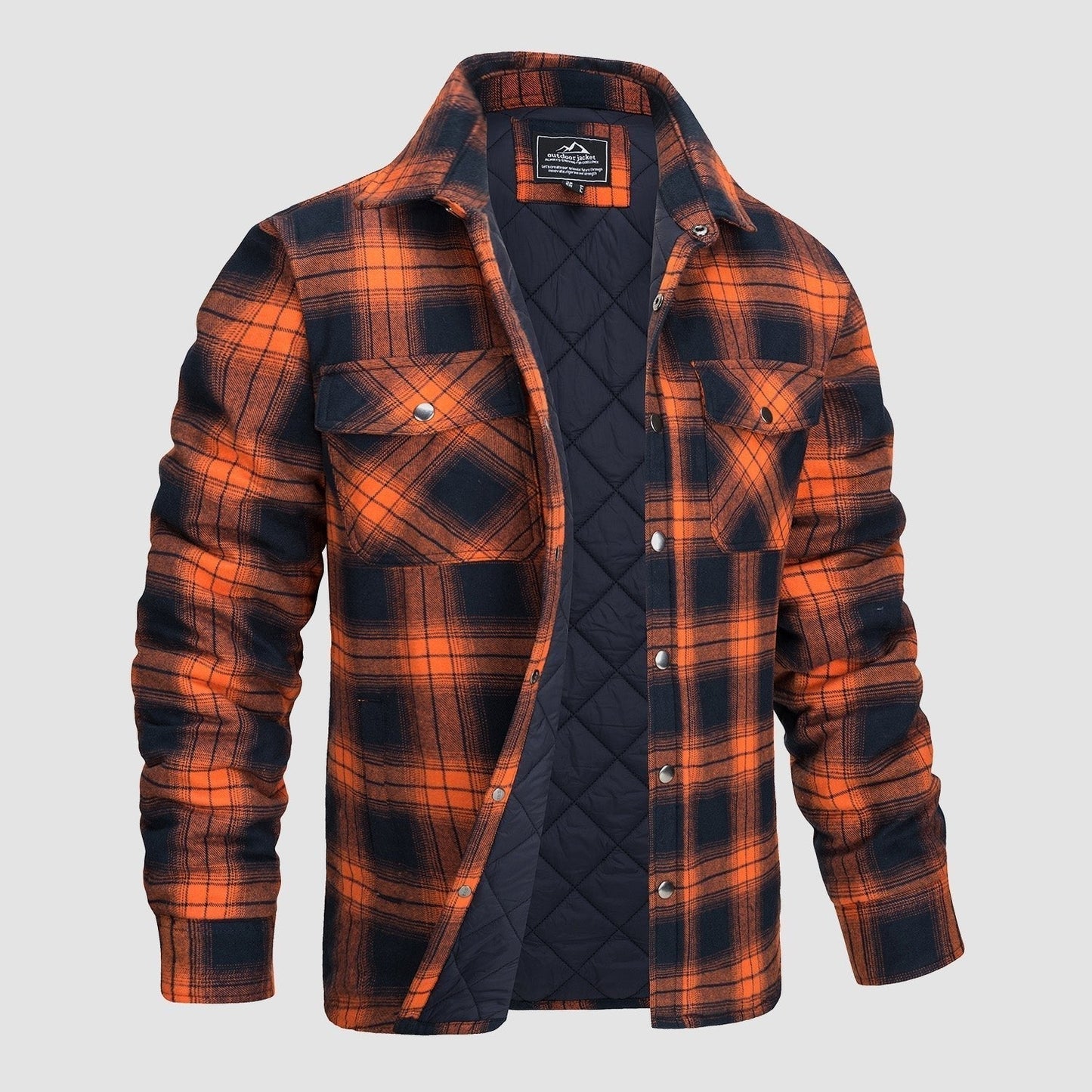 Edward® | Versatile design checked bomber jacket