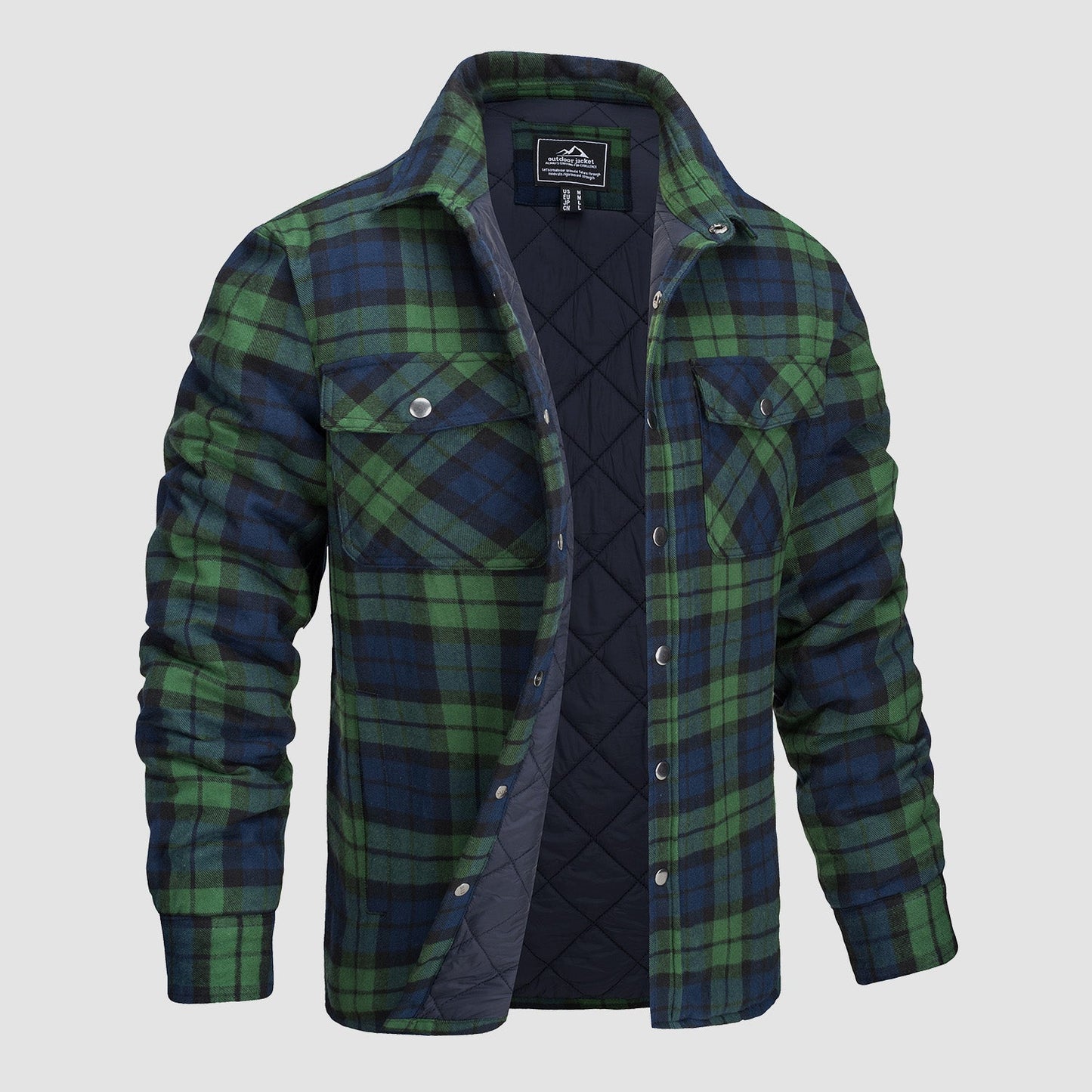 Edward® | Versatile design checked bomber jacket
