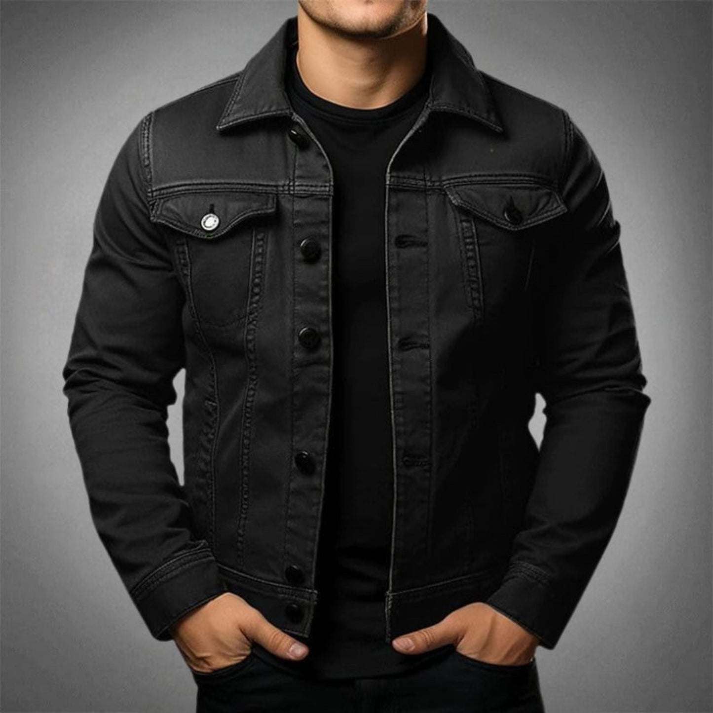 Sean® | Men's slim fit trucker jacket