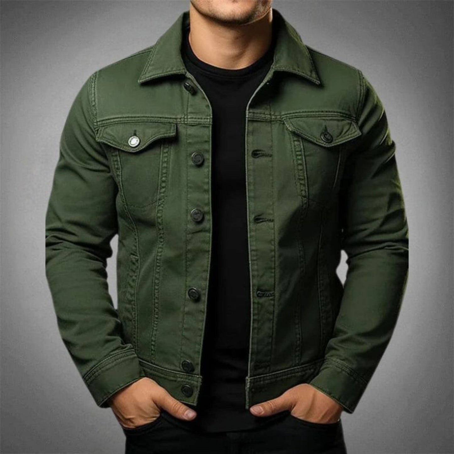 Sean® | Men's slim fit trucker jacket