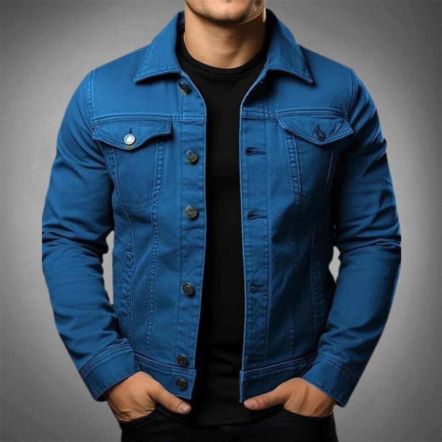 Sean® | Men's slim fit trucker jacket