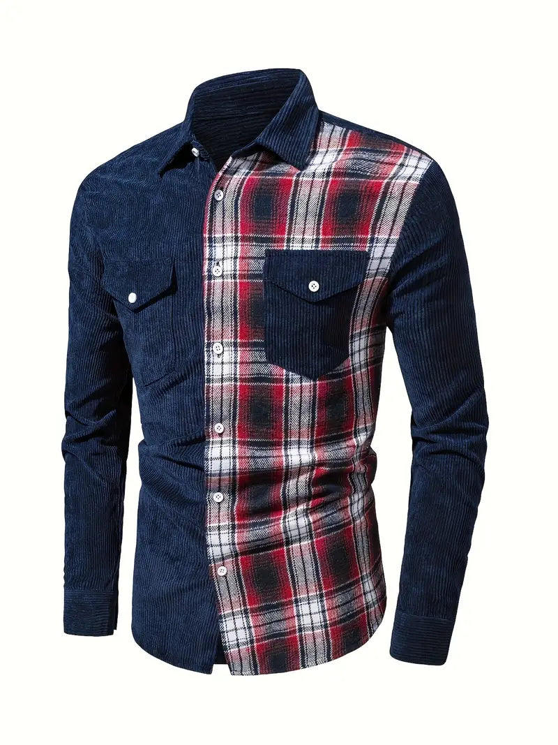 Lorne® | Patchwork Shirt With Buttons For Spring