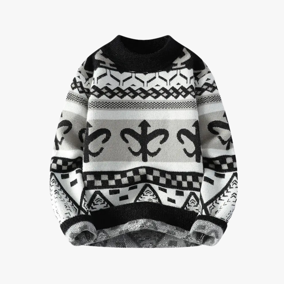 Brian® | Retro Patterned Sweater