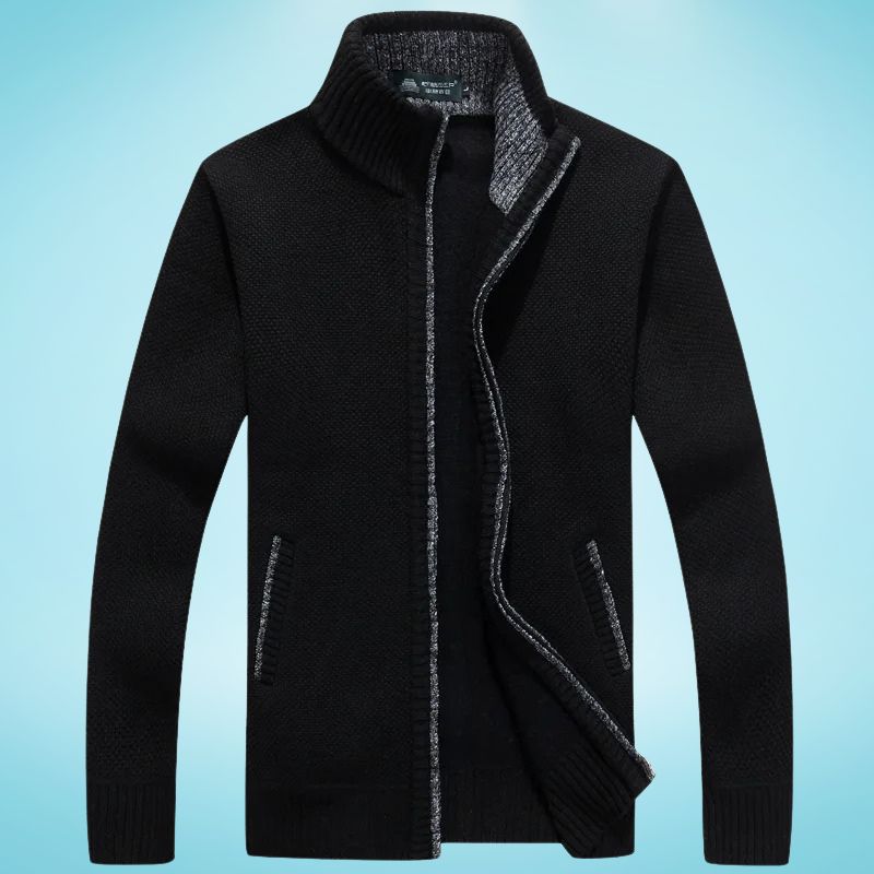 Jorge® | Faux Fleece Zip Up Sweater