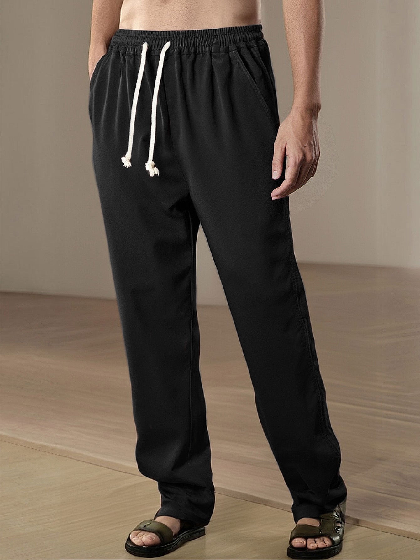 Filemón® | Straight Leg Linen Pants