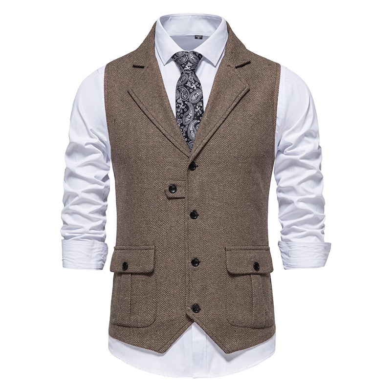 Noah® | Elegant Men's Vest With Side Pockets