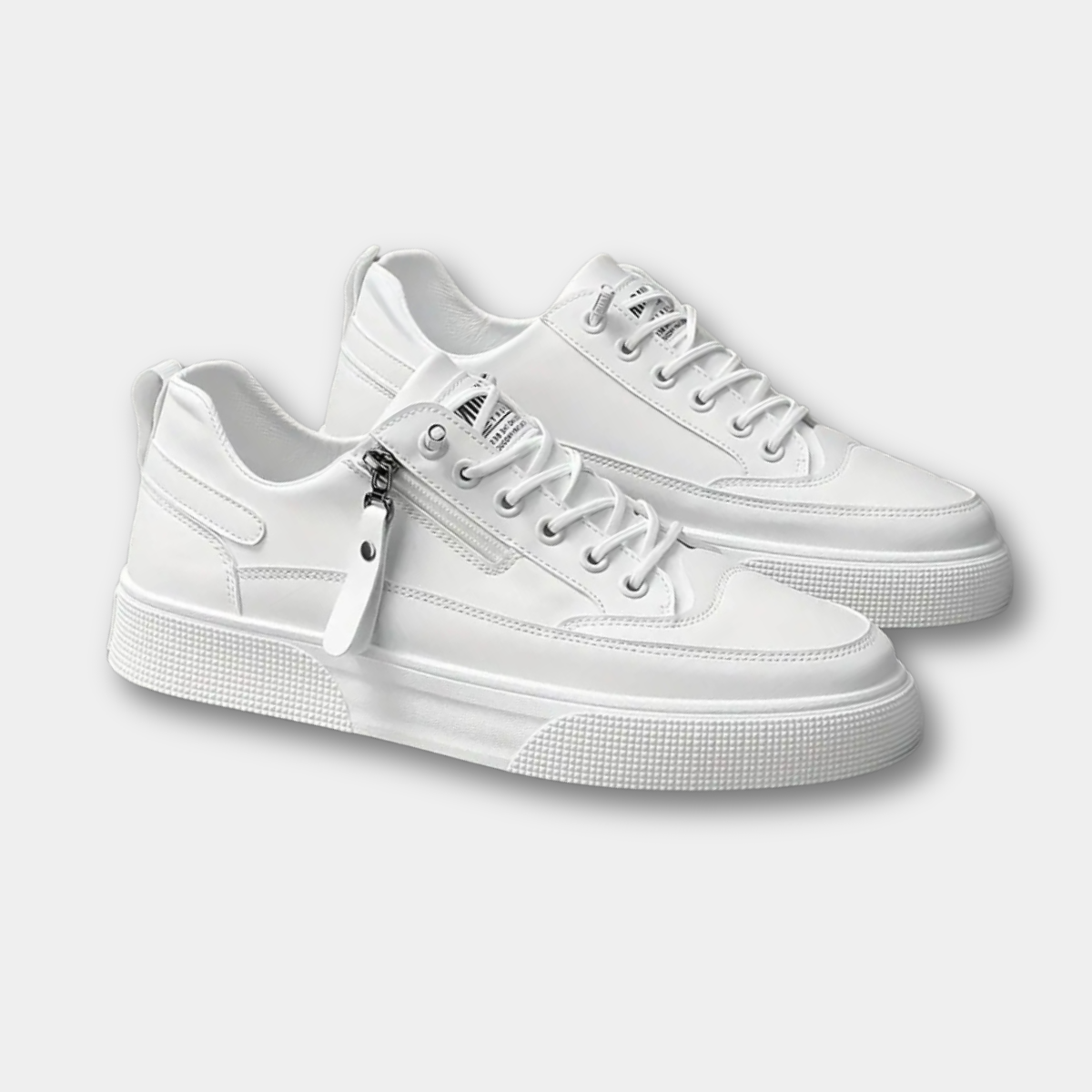 Julian® | Leather Sneakers With Zip Detail