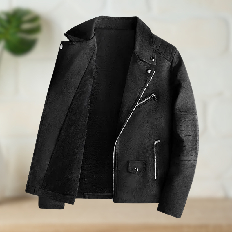 Lucas® | Fleece Lined Leather Jacket