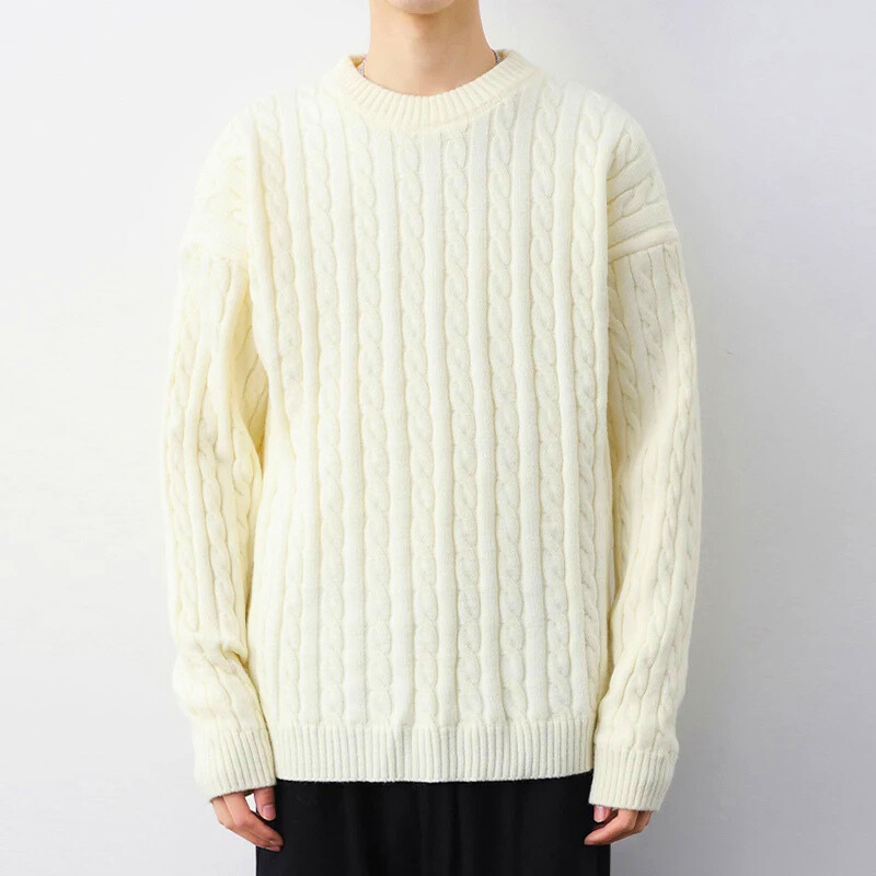 Yannick® | Cable Knit Crewneck Sweater