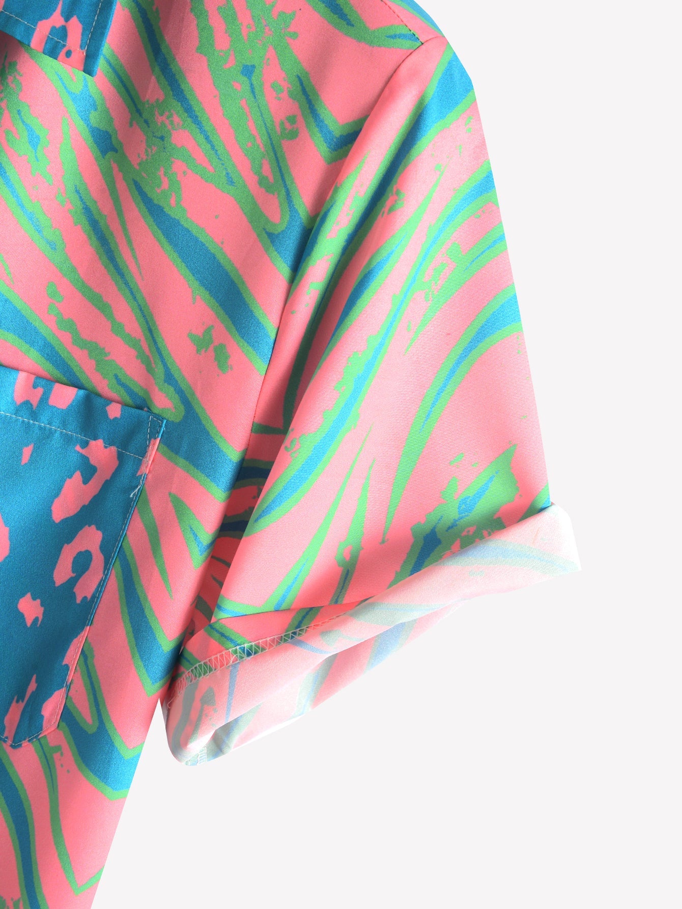 Gustavo® | Animal Pattern Print Patchwork Shirts