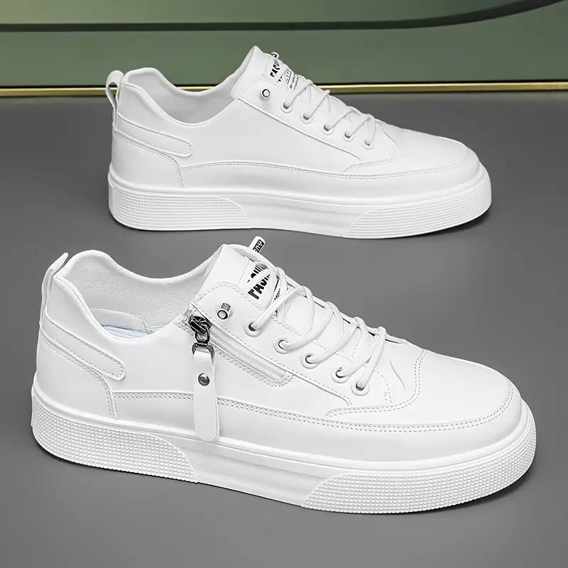 Julian® | Leather Sneakers With Zip Detail