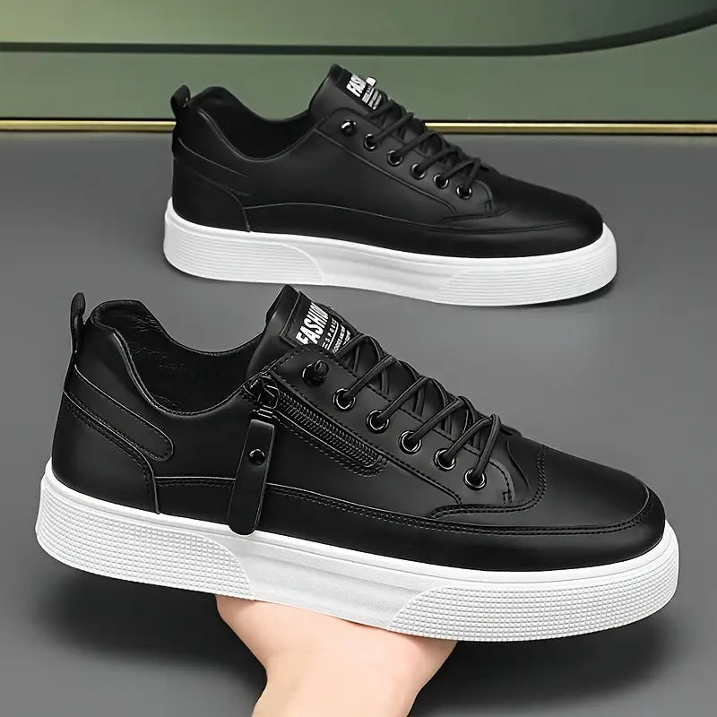 Julian® | Leather Sneakers With Zip Detail