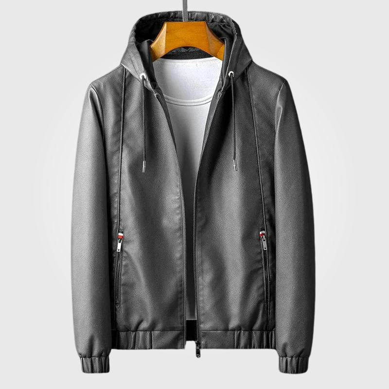 Darrien® | Leather Hoodie