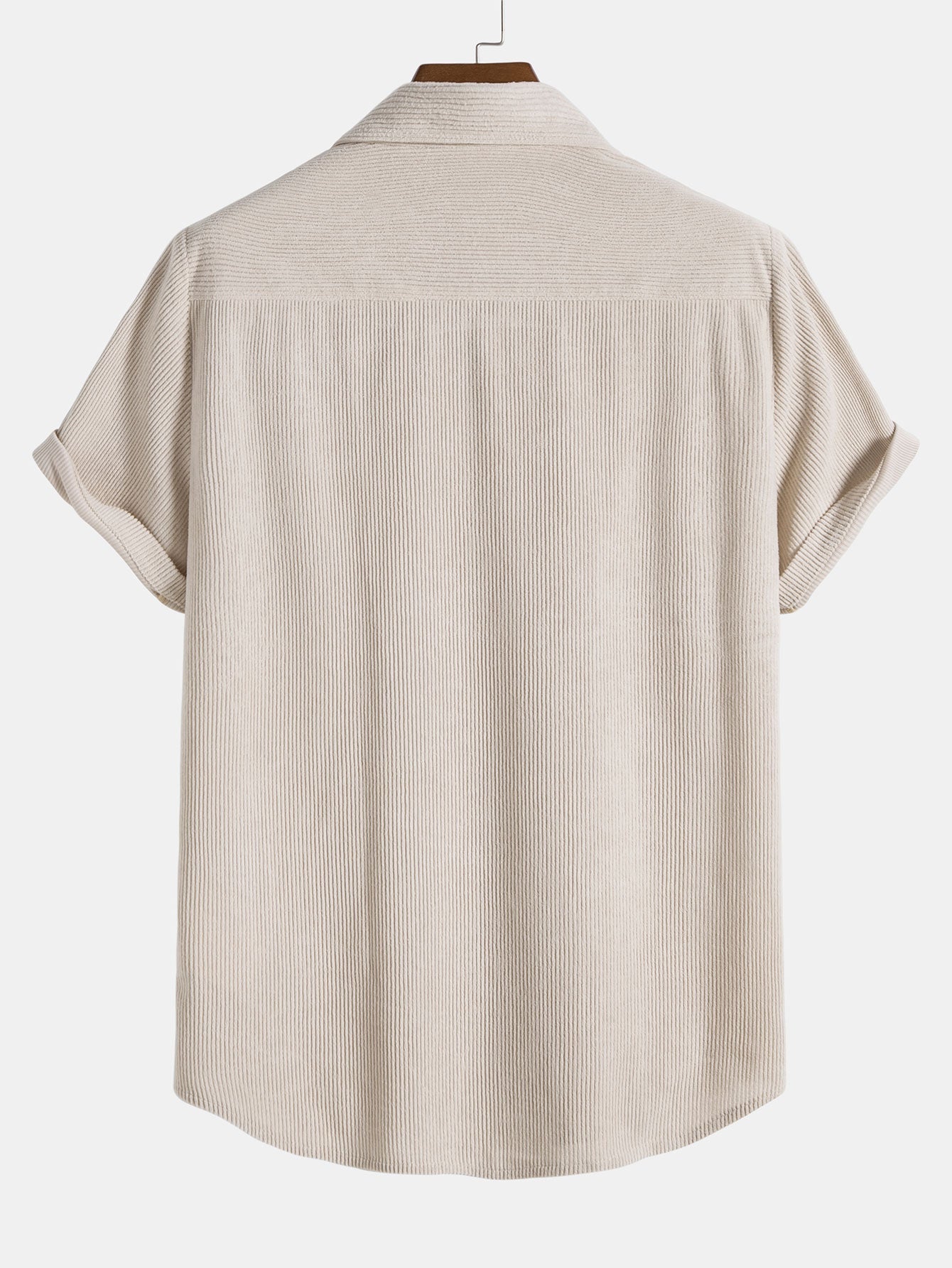 Bernardo® | Corduroy Button Up Short Sleeved Shirt & Straight Leg Corduroy Pants