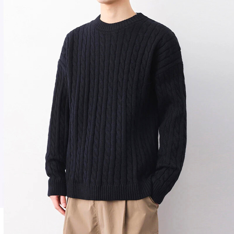 Yannick® | Cable Knit Crewneck Sweater