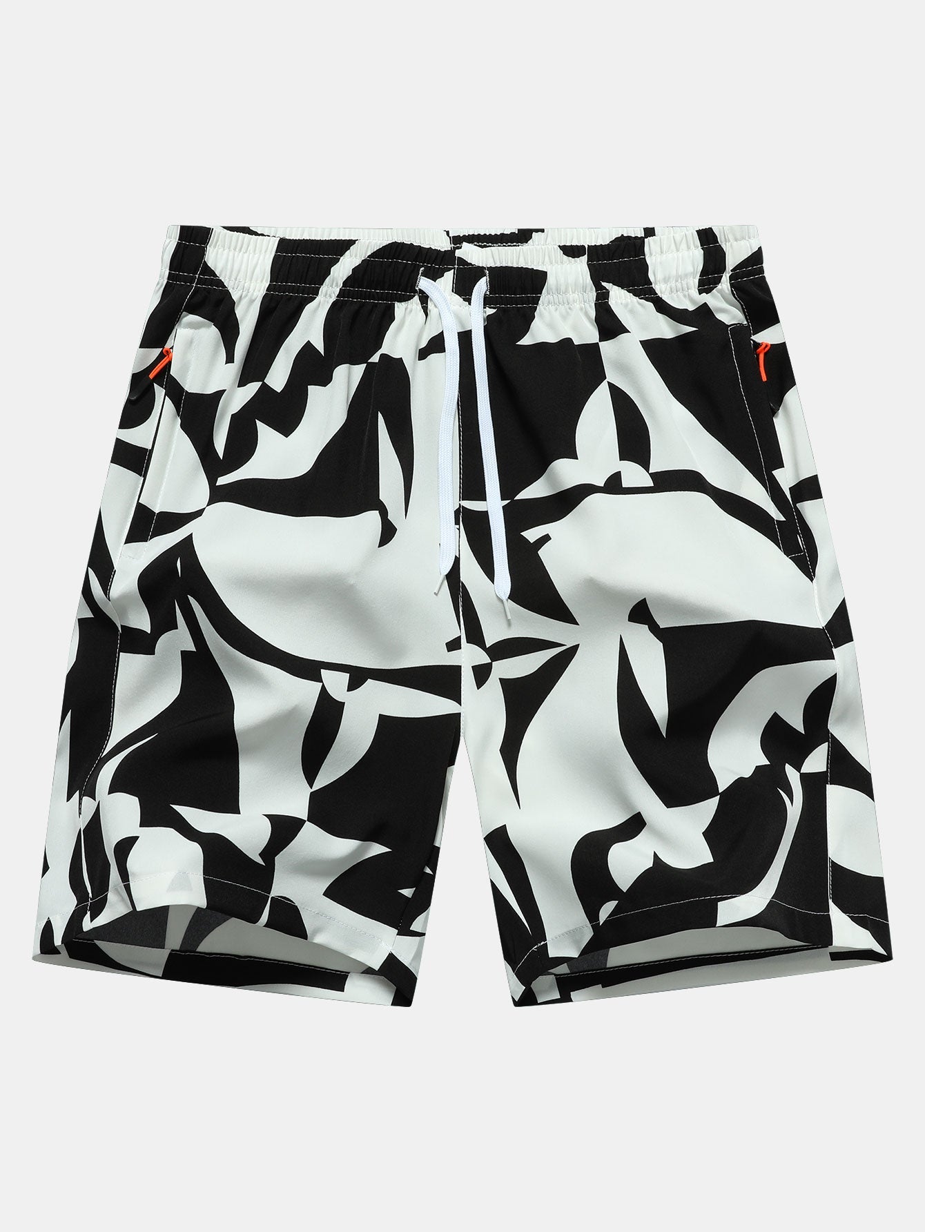 Jonathan® | Color Block Print Zipper Pocket Shorts